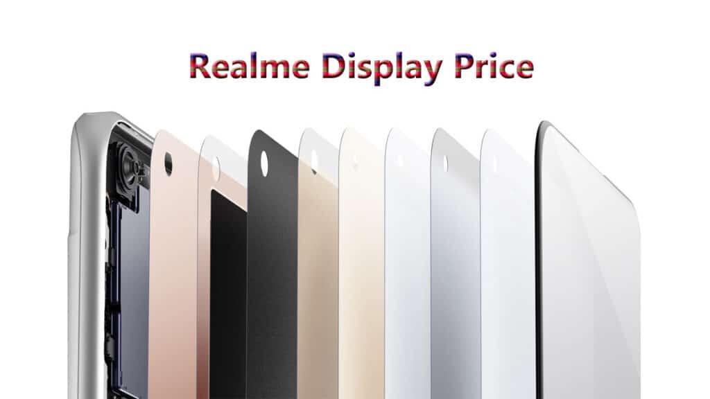 realme display price