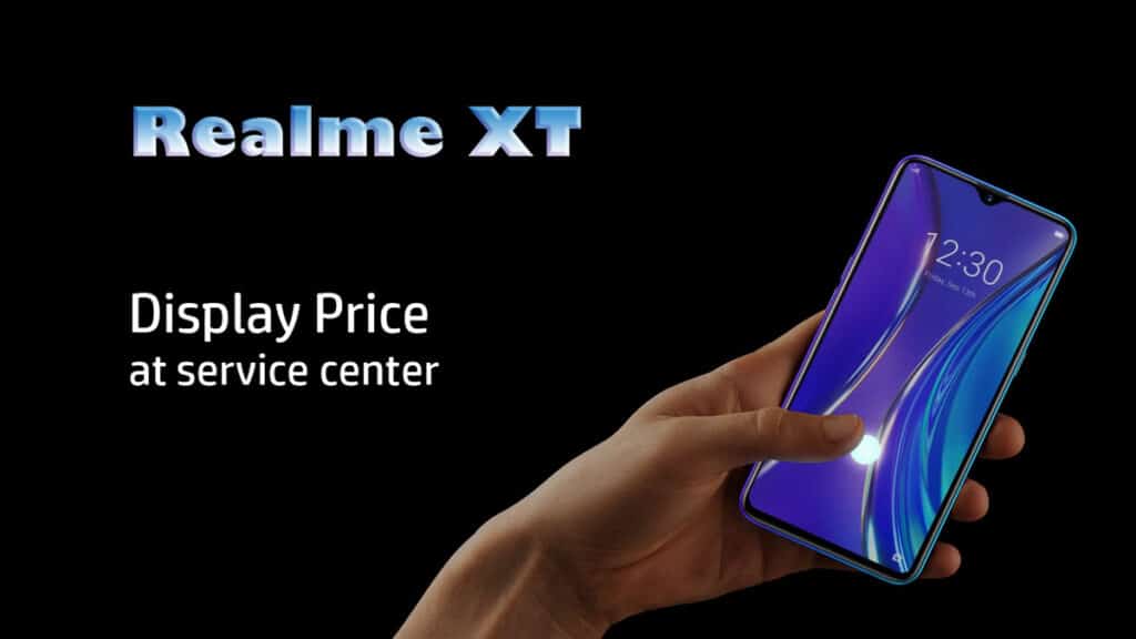 realme xt display price screen replacement cost