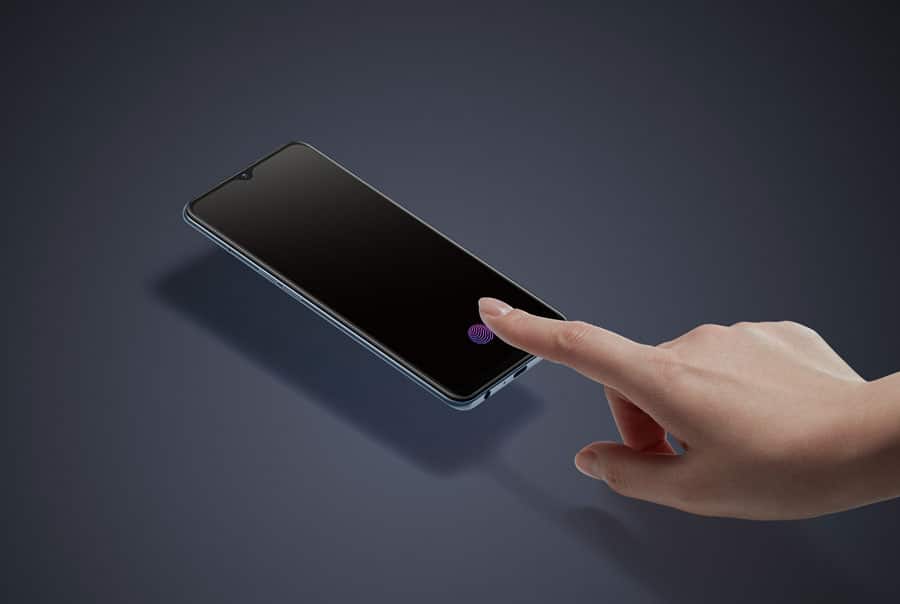 oppo f15 in-display fingerprint sensor