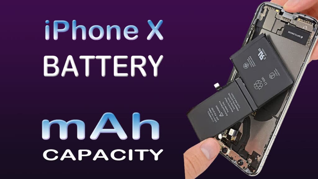 apple iphone x battery mah capacity