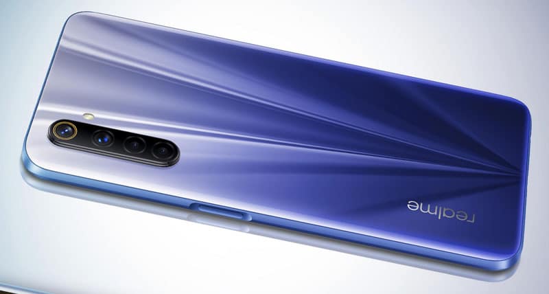 realme 6 non removable battery at rear side