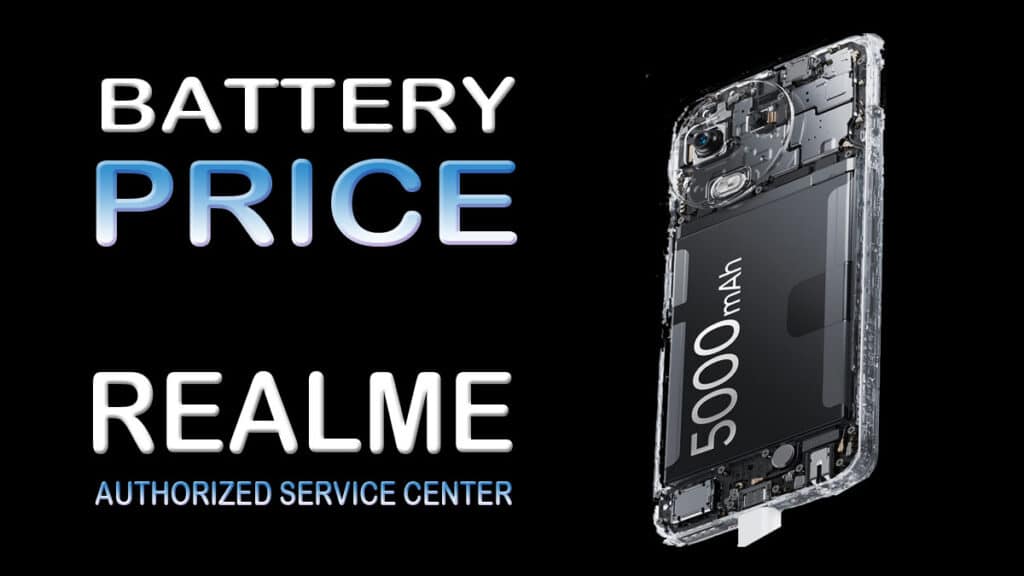 realme battery price at service center