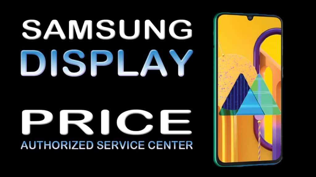 samsung mobile original display price at service center