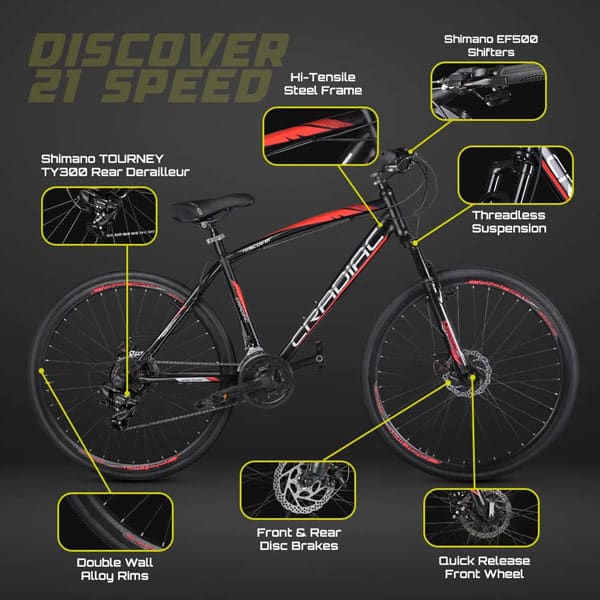 cradiac discover pro 700x 35c hybrid cycle specifications